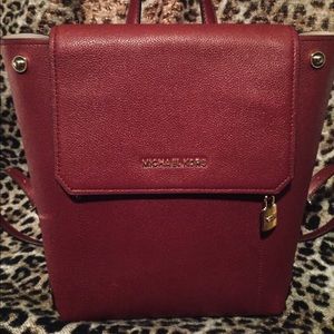 Maroon Authentic Michael KORS Backpack 🎒